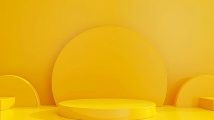 Stylish Yellow Room With Chair