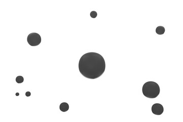 black and white background, Ball bubble, water, icon, background