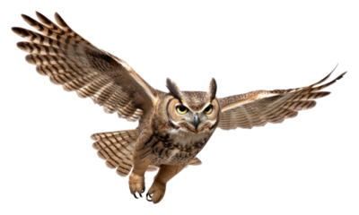 PNG Great horned owl animal flying bird. 