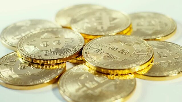 bitcoin and euro banknotes