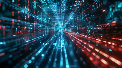 Fototapeta premium Abstract technology background