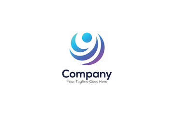Innovative Abstract Logo for a Modern Technology Business Company