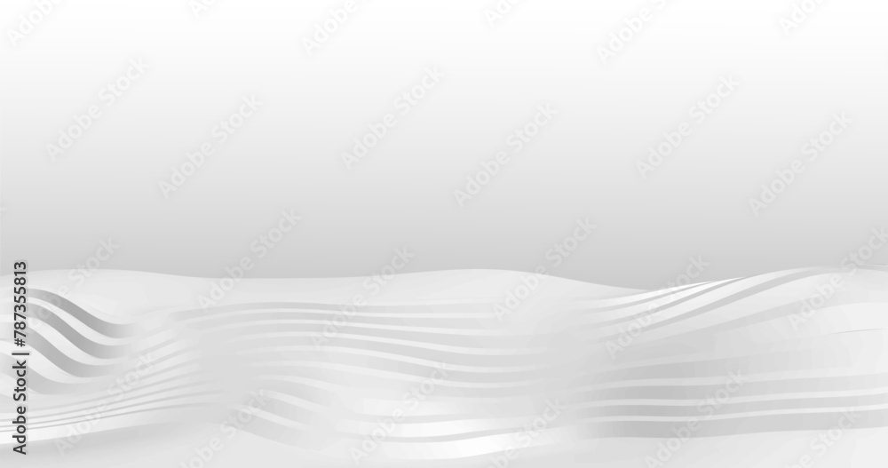 Aufkleber abstract vector image of a curved line in light gray color.