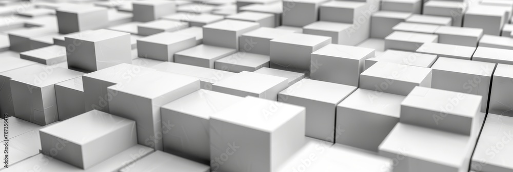 Poster 3d business background with ample copy space for text placement and design projects