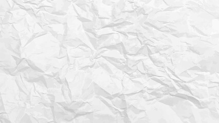 White clean crumpled paper
