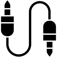 jack connector  vector design icon for download .svg