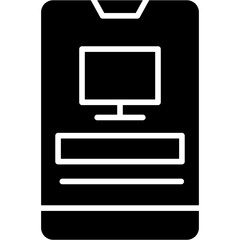 online tv  vector design icon for download .svg