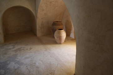 Interior of a typical house in Oman