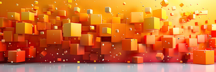  Abstract Background Made of Yellow and Orange 3D,Abstract background,
Abstract background or wallpaper with Light Yellow color 3D cube patterns


