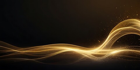 golden glitter black blur banner background image and use it as your wallpaper, poster and banner...