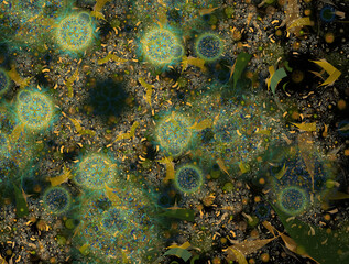 Imaginatory fractal abstract background Image