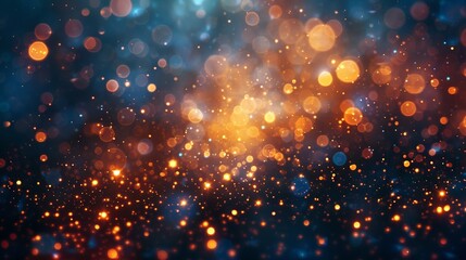 Obraz premium Soft bokeh lights in the background showcasing a blurred effect.