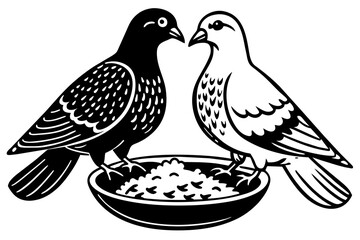 transform-your-brand-with-our-iconic-pigeon-  vector illustration