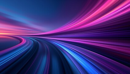 Fototapeta premium Vibrant Digital Speed Lines Background