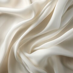 Obraz premium White Background, Fabric Satin Texture