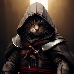 Cat Assassin's Creed고양이 어쌔신크리드 Generative AI