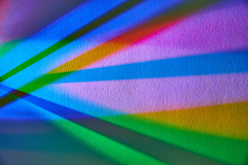 Vibrant Light Spectrum and Textured Surface Abstract