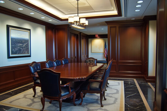 Enter a sophisticated law office conference room, where legal professionals review contracts and discuss case strategies.