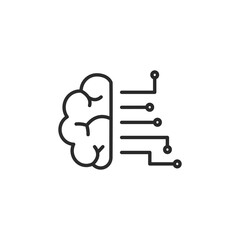 Cloud Computing Technology icon. Simple icon depicting the concept of cloud computing, data storage, and digital network services for applications and websites. Vector illustration