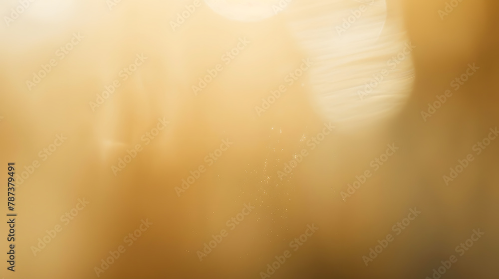 Poster abstract blur soft focus soft blinking light beige horizontal copy space background : generative ai