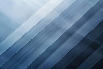 Obraz premium Abstract background with diagonal stripes of blue and grey gradient