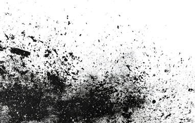 Grungy Black Noise Texture Overlay , Black grunge noise texture overlay isolated on Transparent background. - obrazy, fototapety, plakaty