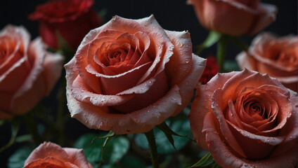 beautiful red rose 