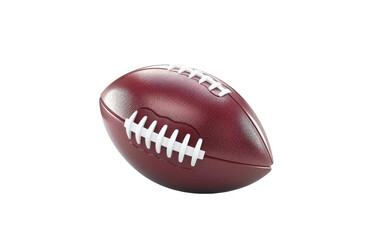 3D American Football isolated on Transparent background.