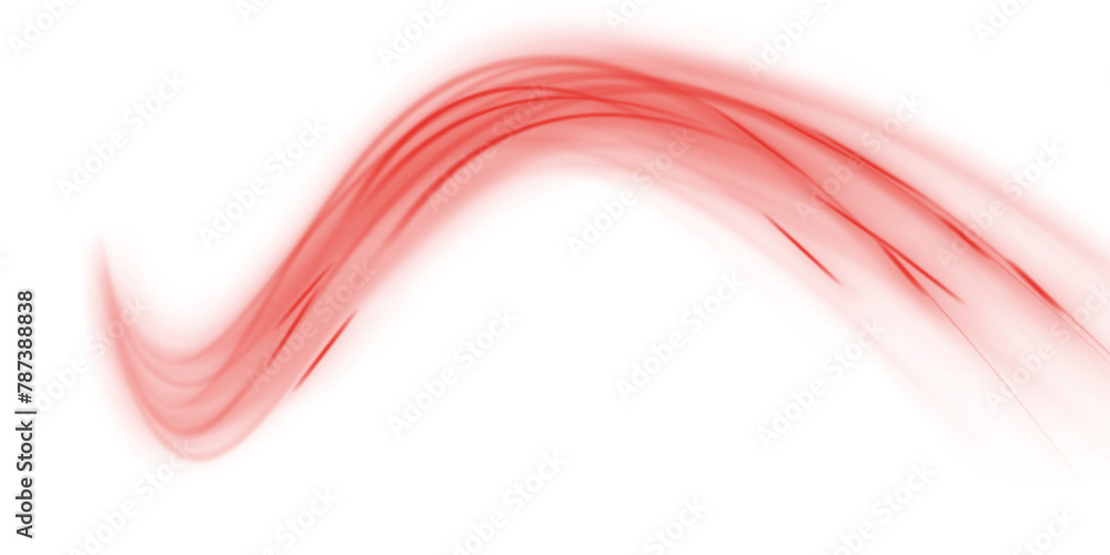 Poster Abstract light lines of movement and speed in neon color. Abstract neon light rays vector png background.