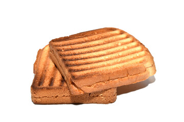 Ready-to-eat toast, close-up.