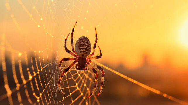 spider on the web