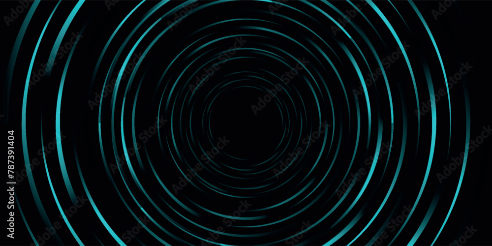 Aufkleber spiral sound wave rhythm line dynamic abstract vector background