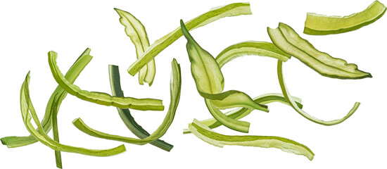 Wakame seaweed salad isolated © xamtiw