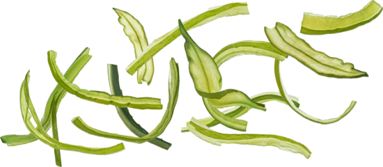 Wakame seaweed salad isolated