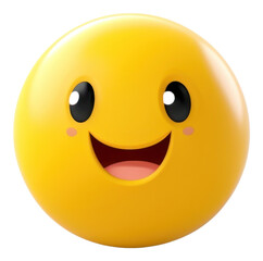 Fototapeta premium PNG Emoji toy white background anthropomorphic.