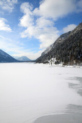 Sylvensteinspeicher im Winter
