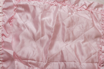 pink satin fabric