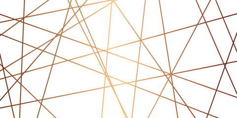 Seamless luxury geometric premium golden random chaotic lines on transparent background. Luxury banner presentation gold line vector, illustration.