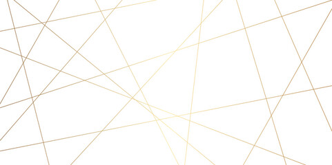 Seamless luxury geometric premium golden random chaotic lines on transparent background. Luxury banner presentation gold line vector, illustration.