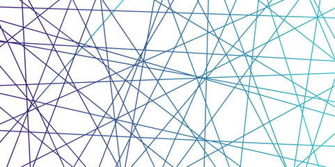 Obraz premium Abstract blue geometric random chaotic lines background. Luxury premium lines background. 