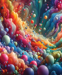 Fluid Organic Bubbles