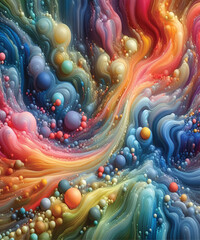 Fluid Organic Bubbles