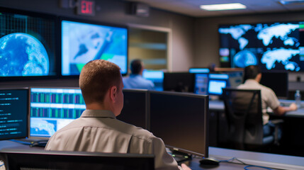 Cybersecurity operations center (SOC) analysts demonstrate vigilance by monitoring network traffic, investigating security incidents, and responding to threats in real-time.

