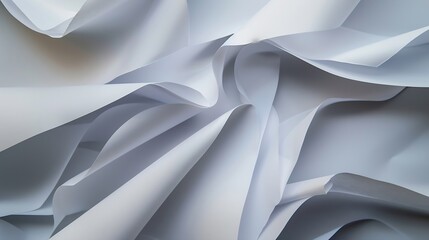 Paper texture with folds City poster : Generative AI