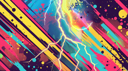 abstract colorful background with neon colors