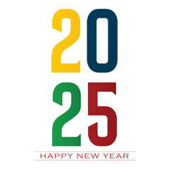 Happy New Year 2025 Design.