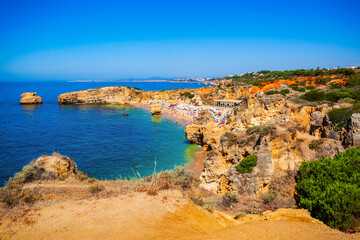 Sao Rafael beach in Albufeira, Algarve