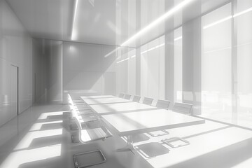 Simulated boardroom scenario to prepare employees for high-stakes meetings,