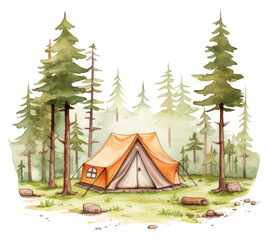 PNG  Camp outdoors camping nature. 