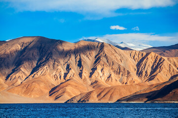 Pangong Tso Lake in Ladakh, India